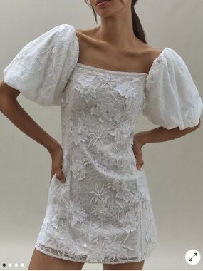 bhldn aliana long sleeve v neck floral organza mini dress BHLDN | Dresses | Anthropologie Bhldn Aliana Longsleeve Vneck Floral  Organza Mini Dress